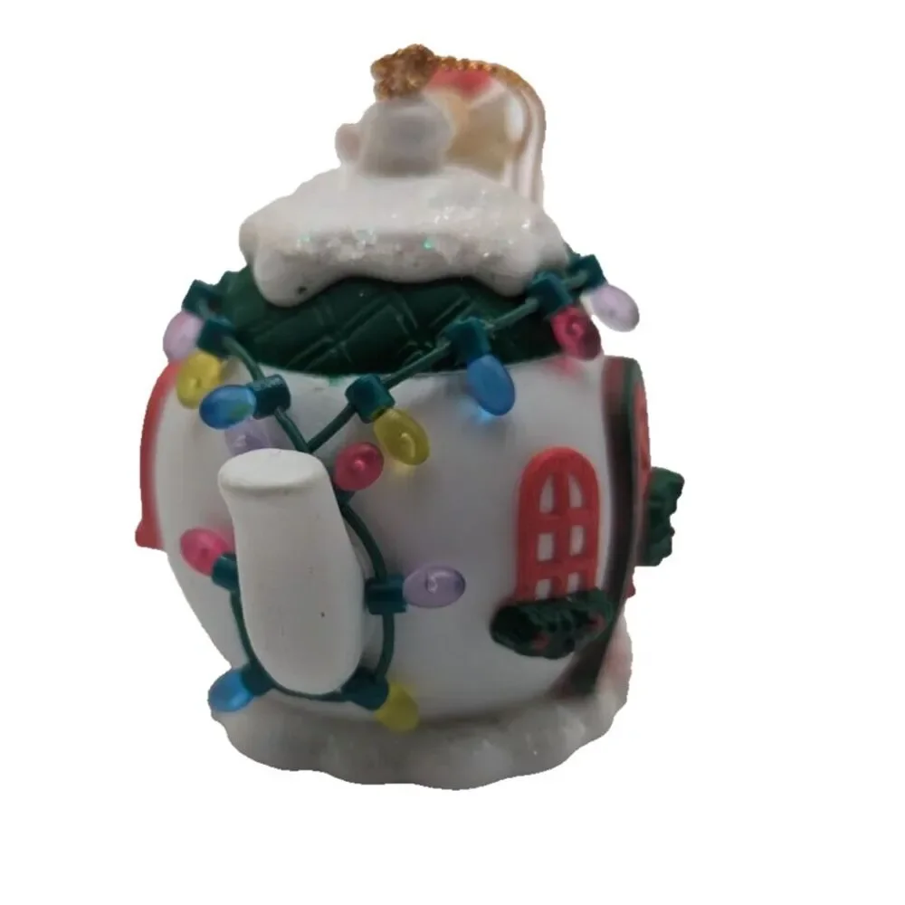 Vintage Westmar Traditions‎ Ornament 1995 Teapot House & Mouse
